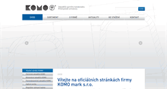 Desktop Screenshot of komo.cz